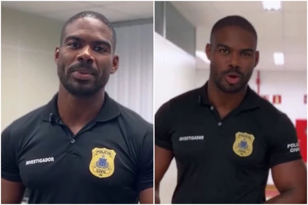 Vídeo da Polícia Civil viraliza por aparição de investigador