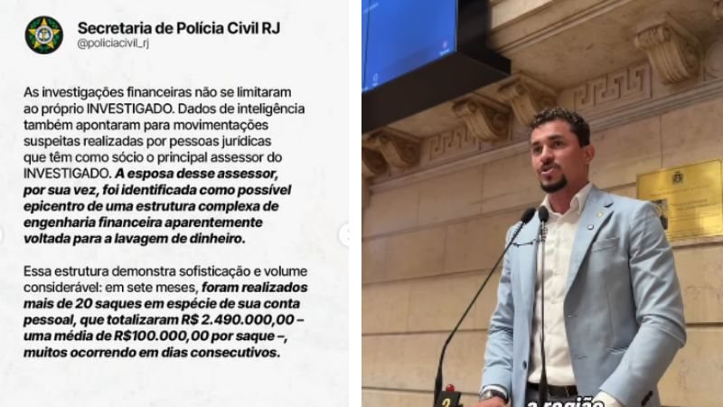 Polícia Civil do RJ rebate acusações após prisão de vereador