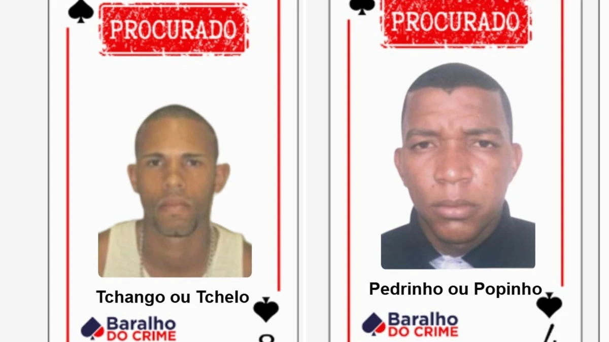 Baralho do Crime da Bahia é atualizado com novos foragidos
