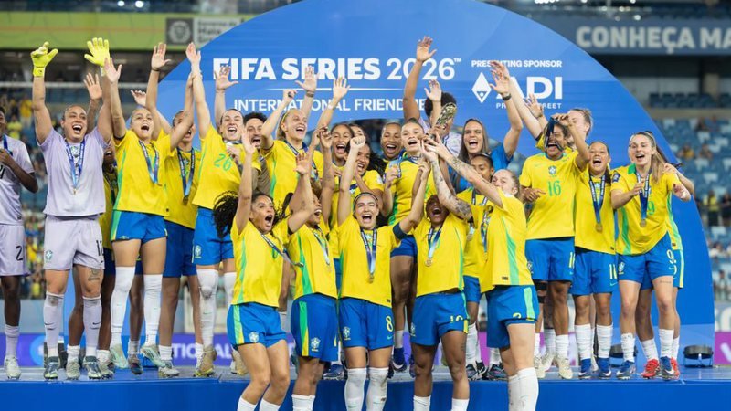 Brasil conquista título da Fifa Series Feminina 2026